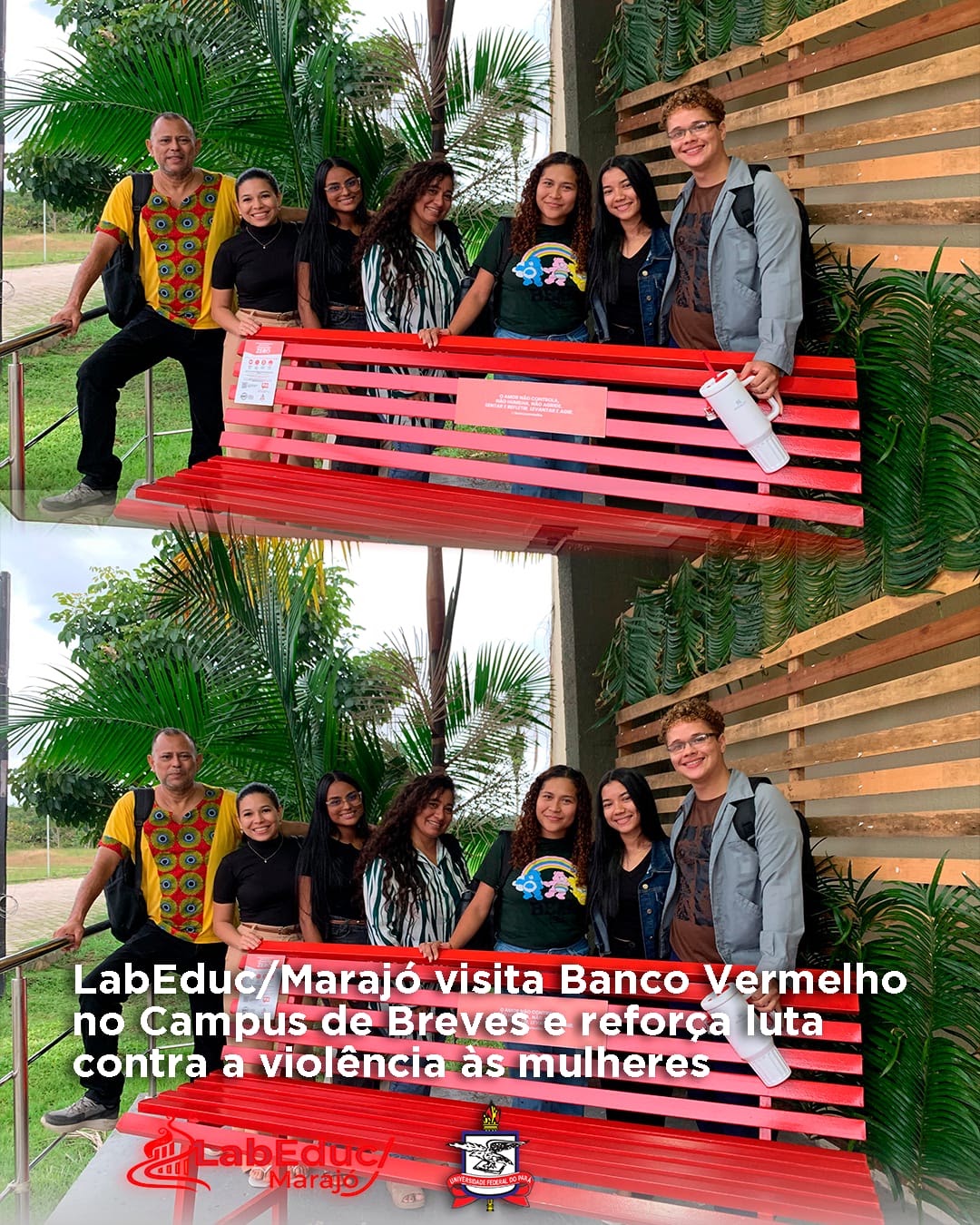 Integrantes do LabEduc/Marajó realizam visita ao Banco Vermelho no Campus de Breves